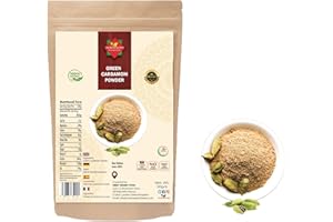 THE WORLDWIDE MINT Green Cardamom Powder l Ground Green Cardamom l Vegan Green Cardamom Powder |Hari Elaichi Powder l 100% Natural l Premium Quality l Vegan l No Additives |No Preservatives| Gluten Free| (50G)