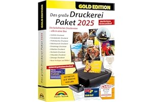 MARKT + TECHNIK Das große Druckerei Paket 2025 - Einladungen, Glückwunsch Karten, Etiketten, CD-DVD Labels, Visitenkarten für Windows 11, 10, 8.1, 7
