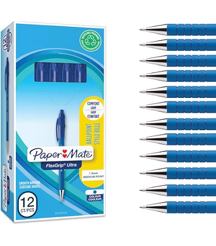 Paper Mate Paper mate inkjoy 100 cap - penna a sfera con inchiostro rivoluzionario ulv - punta media 1.0 mm S09571