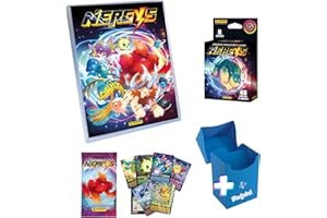 UTOPIA GOODS Panini Pack Cartas Nergys Diferentes Versiones para Coleccionistas y Aficionados de Cartas Exclusivas - Parecido a Pokemon y del Mismo Fabricante Que Cromos La Liga (Álbum+8 Sobres)