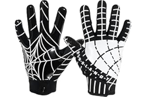 HLDD HANDLANDY Football Gloves Youth - High Grip Football Gloves Stretch Fit for Enhanced Performance for Boys Girls