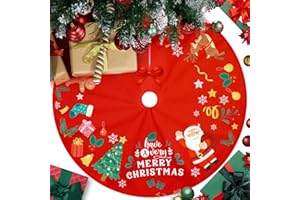 FUKPO Falda Arbol Navidad Adornos Decoracion, Tapete Manta Faldon Alfombra Cubre Pie Arbol de Navidad Christmas Tree Skirt Saia Arvore de Natal