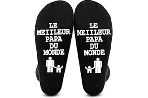 Pcuntslo Chaussette Homme Fantaisie Humour, Chaussette Amusante, Cadeau Original pour Homme Cadeau Collègue Amie Fête des Pères…