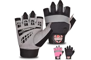 FIGHTSENSE Guanti da fitness uomo e donna,Guanti da palestra per sollevamento pesi,traspiranti,antiscivolo,imbottito per bodybuilding, palestra, crossfit, allenamento con i pesi