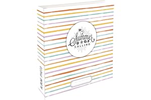 WEB2O Album Photo Grand Format - 500 Photos - 10x15 cm - Collection Summer Calling