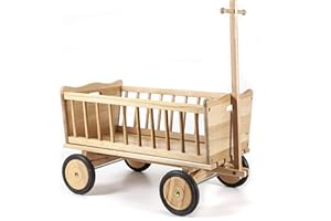 ‎HOLZFEE HolzFee Handwagen Holz 70 cm Rotbuche Premium