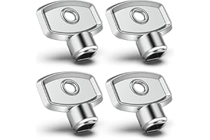 VARIOSAN Klucz do odpowietrzania grzejników 13965, 4 sztuki, 5 mm, uniwersalny do każdego ogrzewania