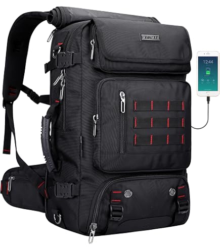 Sac De Sport Extensible 54L Avec Compartiment Chaussures Et Humide - Pour Fitness, Natation, Weekend - Homme/Femme - 3
