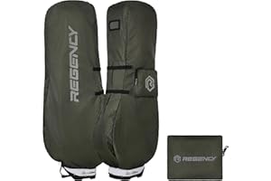 Regency Golf Bag Travel Rain Cover - Premium Waterproof Storage Protector for Golf Clubs, Durable Golfbag Club Covers - Universal Fit, Easy Access Design