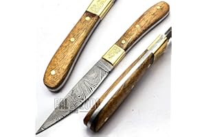 PAL 2000 Couteau de chef de cuisine à lame en acier damassé fait main personnalisé avec gaine en cuir lame fixe couteau universel sur mesure tranchant de qualité supérieure acheter en toute confiance 9725