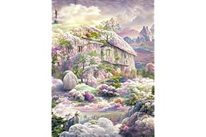 Lunyloer 5D Diamond Painting Set Erwachsene, DIY Diamant Malerei Crystal, Malerei Stickerei Kreuzstich Landschaft für Home Room Dekor 30x40cm