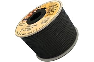 VILIGO Scout Cord - Paracorde en nylon (3,8 mm), composé de 7 fils de nylon, 1 ligne et 1 fil de jute, corde de survie, pour le camping, la pêche, multifonction (30 m, Venom)