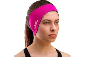 AqtivAqua Swimming Headband - Swim Ear Band Protection Cover - Hair Guard - Keep Ear Plugs in
