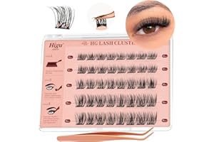 Higu Clace Ciglia Autoadesive, Ciglie Finte Naturali, Set Di Ciglia Preincollate, Mix 10-16 Mm, Senza Colla E Rimozione, Per Fai Da Te (Natural Set)
