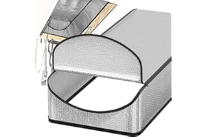 TAZZOR Couverture D'escalier de Grenier, Couverture D'isolation D'escalier Housse D'isolation, Couverture Isolante D'escalier de Grenier, pour Escalier Escamotable, Lgnifuge et Étanche