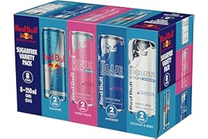 Red Bull Energy Drink Sugar Free Variety Pack 250ml x8