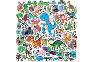 Cofvetia Stickers Aesthetic Kinder, 120 Stück Aesthetic Wasserfeste Aufkleber Kinder Stickers für Skateboards, Water Bottle, Tablets, Schultaschen, Sticker Laptop, Türen, Tischplatten (Dinosaurier)