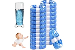 21er Windeleimer Nachfüllkassetten, PARPAT Windeleimer Nachfüllfolie Abdichtung Zähigkeit, 4.5M Windeleimer Geruchsdicht Kompatibel mit Meisten Windeleimern