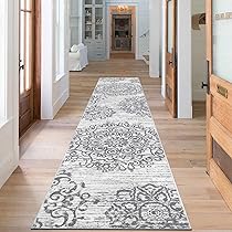 ZDYHMrj Tapijtloper voor gang, per meter, keuken, blauw, lange loper, gang, antislip, 80 x 150 cm, keukenloper, tapijtloper, wasbaar, moderne slaapkamer, loper, modern