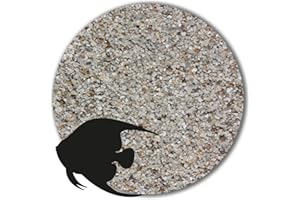 Anbobo Müller GmbH - Aquarium Sand/Aquarium Kies - 25 KG - 1,0-2,0mm - hellgrau