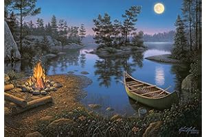 Ledgebay Paint by Number for Adults: Beginner to Advanced Number Painting Kit - Fun DIY Adult Arts and Crafts Projects - Kits Include - (Moonlight Bay, 40x50 cm Unframed)