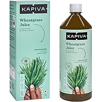 Kapiva Wheatgrass Juice 1L | Ayurvedic Juice for Detoxification | High Chlorophyll, 8th day harvested Wheatgrass | No…