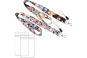 ‎N\C GTOTd The Office Lanyard（2 Stück),mit ID Badge Holder Keys Wallet TV Show Merch Merchandise Gifts Geschenke Party Deko Lanyard Laptop Skateboard Teens