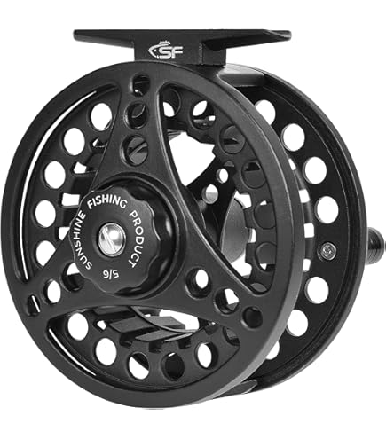 Shakespeare Cedar Canyon Disc-Fly-Rolle - Leichte Graphitkonstruktion, einstellbares Disc Drag System, umschaltbar für Links-/Rechtshänder, reibungslose Funktion, Fliegenfischerrolle - 3/4 Shakespeare Cedar Canyon Disc-Fly-Rolle - Leichte Graphitkonstruktion, einstellbares Disc Drag System, umschaltbar für Links-/Rechtshänder, reibungslose Funktion, Fliegenfischerrolle - 3/4