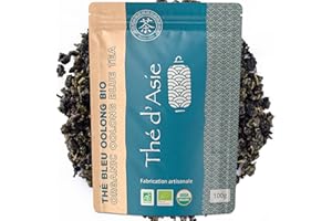 Khla - Organic Blue Oolong Tea 100g - Blue Tea - Wulong Loose Leaf - China Origin - Herbal & Infusion