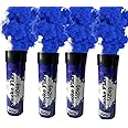 4 Mix Smoke Flares 60 seconds perfect for wedding birthday or any other occasion pull ring ignition (blue)