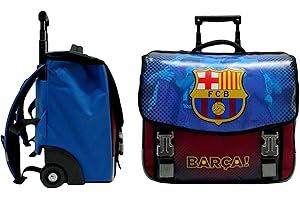 Fc Barcelone Cartable Scolaire à roulettes Barca - Collection Officielle
