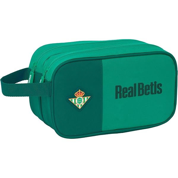 Safta, Mochila Grande Con Ruedas Compacta Extraíble Real Betis Balompié, 330x220x450 Mm Unisex Niños, Azul Y Azul Marino, Estándar