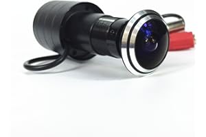 shrxy Mini DOOR Eye Camera Door Viewer Eye Camera Peephole Detection 170 Degree Wide Angle CCD Wired 700TVL 1.78mm Lens