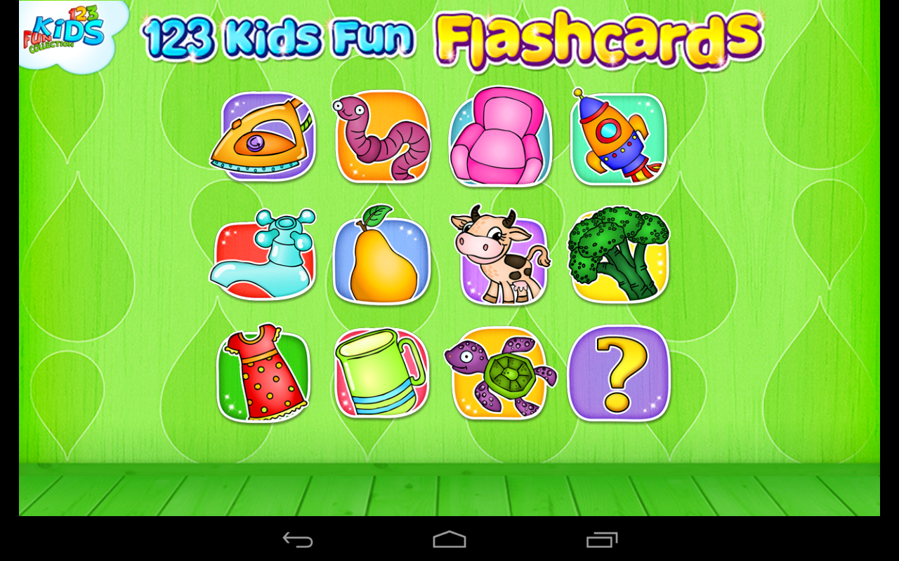 123 Kids Fun FLASHCARDS Game Cool English Learning Game for Preschool