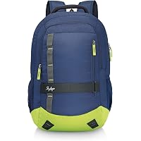 Skybags Geek 48 Ltrs Blue & Green Laptop Backpack with Raincover
