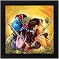 Story@Home Synthetic Wood Framed Radha Krishna' Modern Wall Art Painting for Decorating Living Room, Drawing Room…