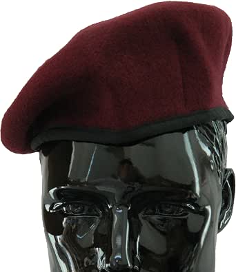 OUTLET MILITARY Basco Spagnolo Puro Lana Amaranto/Bordo : Abbigliamento