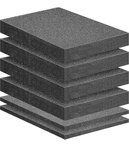 Toolcraft Inserto Gommapiuma 455x320x60mm - Sagomabile Per Protezione Oggetti - Foto 9