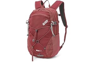 Terra Peak® Sac à dos de randonnée 20L (FLEX 20) petit rouge pour femme et homme - Sac a dos de trekking, chasse et voyage (respirant, imperméable) - Sac alpinisme, escalade et de jour (ergonomique)