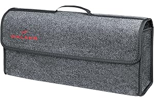 Walser Bolsa de Herramientas para el Maletero Toolbag tamaño XXL, Organizador de Fieltro para el Maletero, Bolsa para el Coche Ok Gris