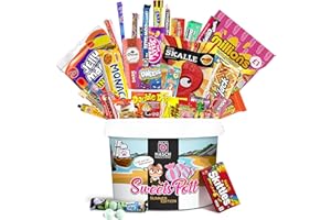 Naschmaschine® SweetsPott einzigartige Süßigkeiten Mischung aus aller Welt - 30 Teile Mix XXL mit amerikanischen Süßigkeiten als ideale Geschenkidee