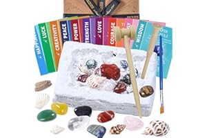 Jaques of London Gemstone Dig Kit | Girls Toys Age 3 4 5 6 | Gem Stones Set for Kids | Gem Dig Kit | Since 1795
