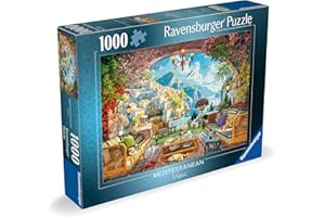 Ravensburger - Puzzle 1000 Pièces Mediterranean View​​ | Puzzle pour Adultes Et Enfants avec Une Mesure De 70x50 Cm | Cadeau pour Adultes Et Enfants De 14 Ans Et Plus