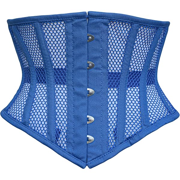 Corset Entraînement Taille Femme - Double Acier 24 Baleines - Laçage Latéral - Pour Silhouette Sablier - 8