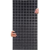 Tink Self Adhesive Acoustic Sound Insulation, Wall Sound Insulation Panel, Sound Absorbing Felt Panel, Decorative Square Pattern Felt P