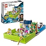 LEGO 43220 Disney Classic Książka z przygodami Piotrusia Pana i Wendy, Zestaw z Mikrolaleczkami i Zabawkowym Statkiem Piracki