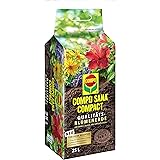 COMPO SANA COMPACT Qualitäts-Blumenerde mit 12 Wochen Dünger für alle Zimmer-, Balkon- und Gartenpflanzen, Kultursubstrat, 25
