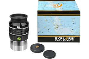 Explore Scientific 82° AR Oculaire avec revêtement Multi-Couches de qualité supérieure et Garni de gaz de Protection