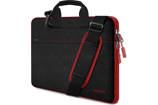 HSEOK 13 14 15 16 17 pouces Sacs à bandoulière pour ordinateur portable, mallette avec poignée, sacs de protection imperméables pour ordinateur portable
