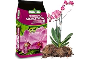 BIOVITA DECORATIVE STONES & GARDEN MINERALS Biovita Terriccio per orchidee di origine naturale, con struttura leggera e ariosa, arricchito con fertilizzante